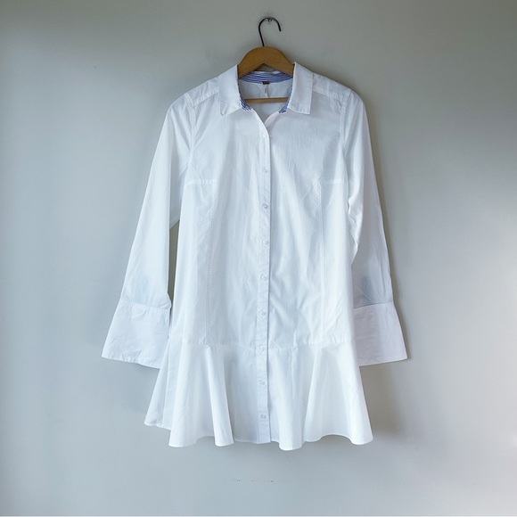 Free People All For You Shirtdress in White Size M NWT - Picture 3 of 13